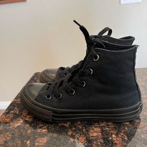 Converse black size 12 little boys
